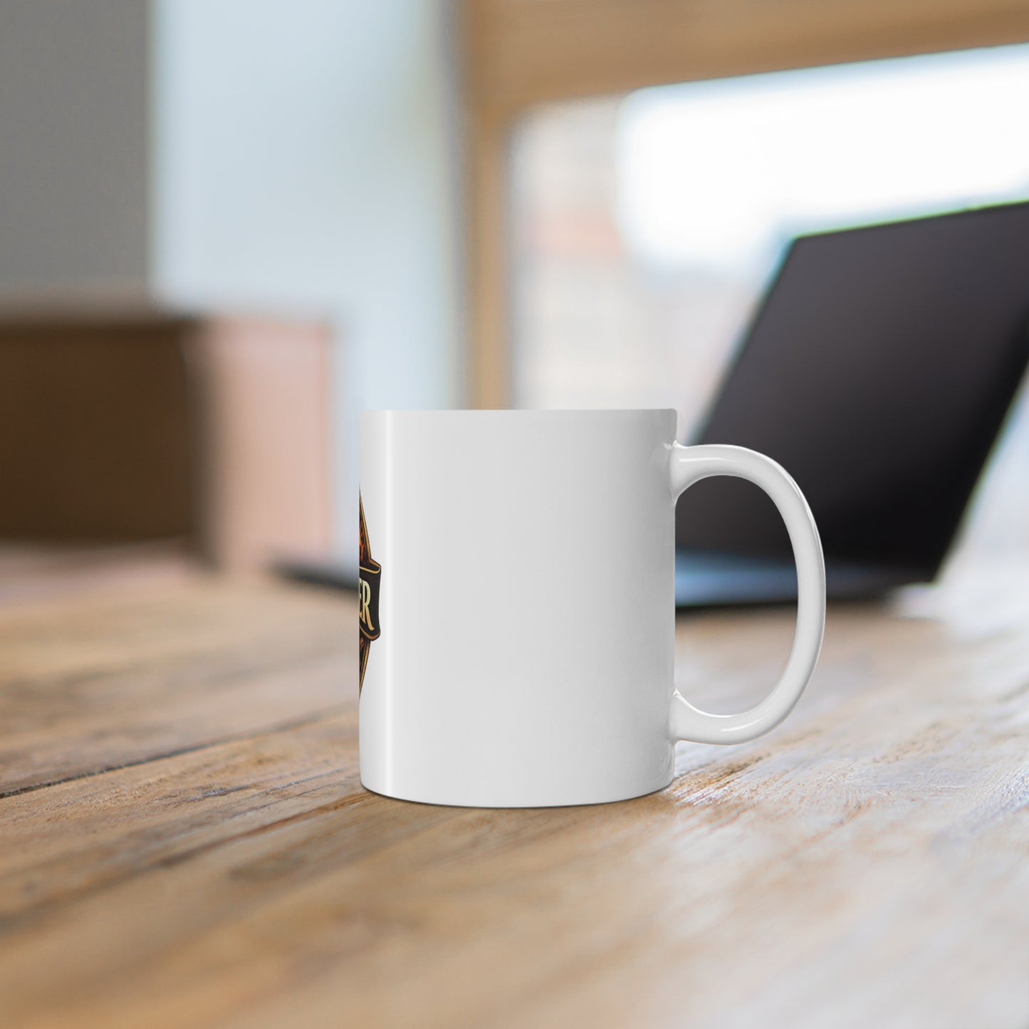 Oak & Ember Coffee Mug — Rustic Roasted Coffee Logo 11oz