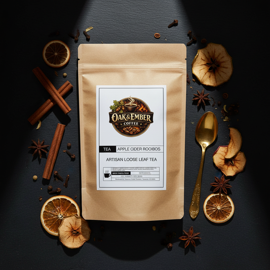 Bag with cinnamon, dried apple, star anise & cloves