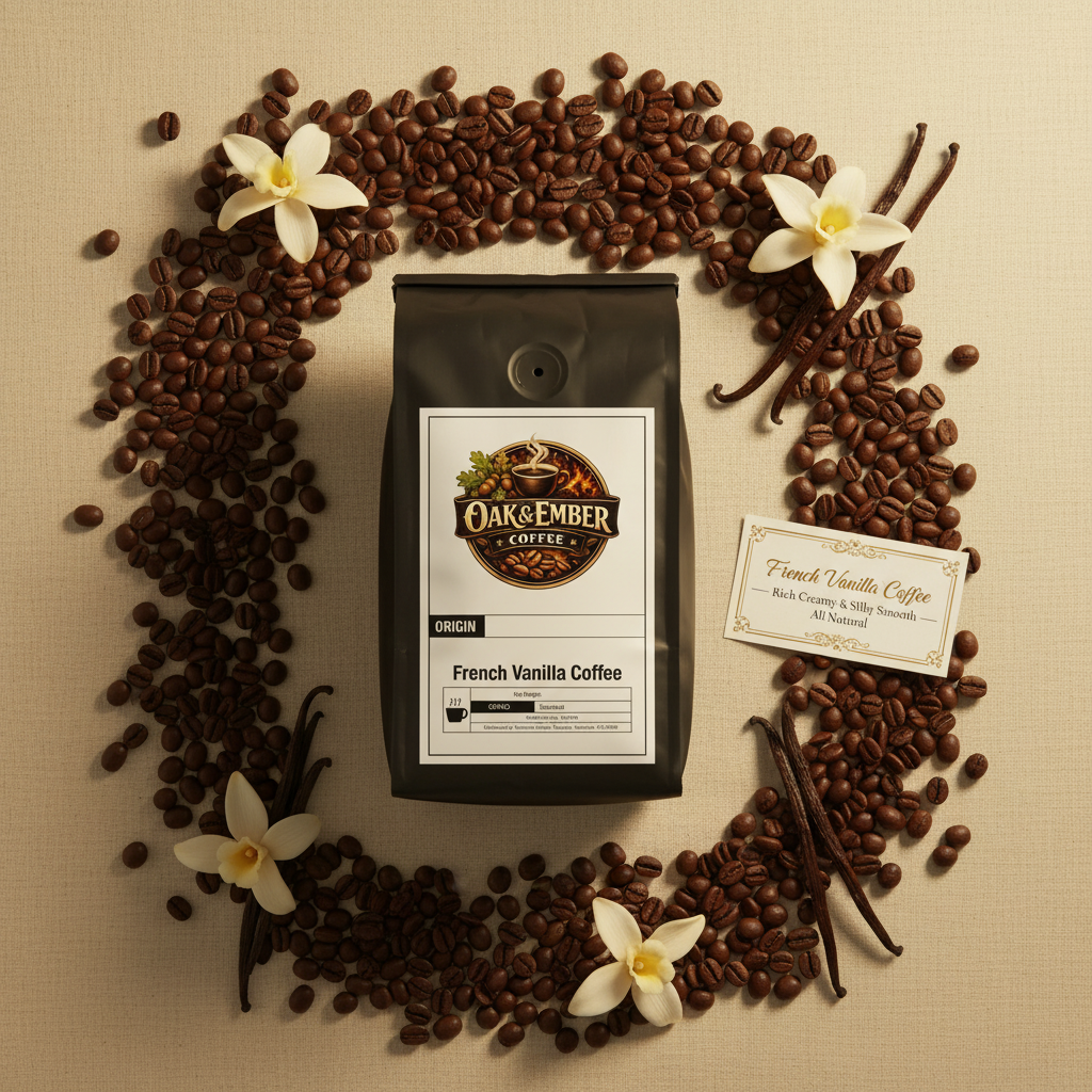 Overhead cream linen flat lay