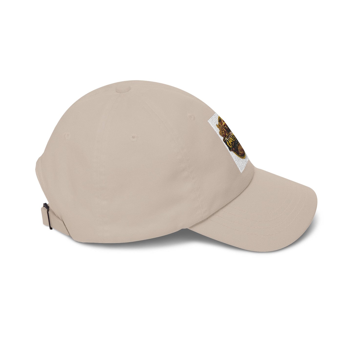 Oak & Ember Coffee 'Mocha Society' Dad Cap — Embroidered Vintage Logo Hat