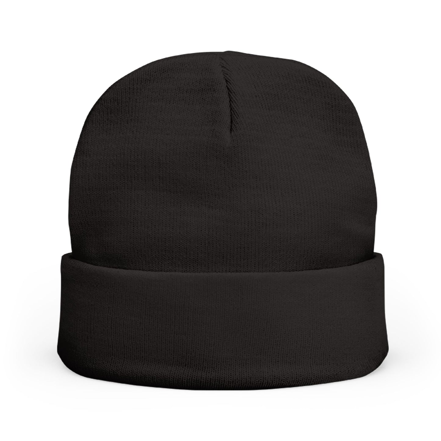 Oak & Ember Coffee 'Mocha Society' Embroidered Knit Beanie — Cuffed Winter Hat