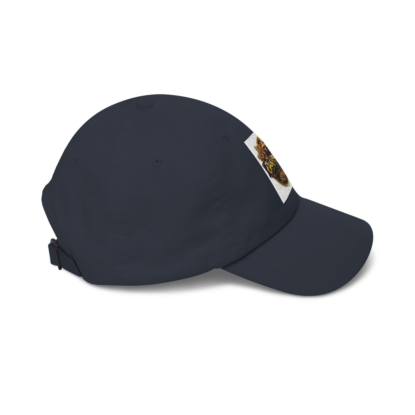 Oak & Ember Coffee 'Mocha Society' Dad Cap — Embroidered Vintage Logo Hat