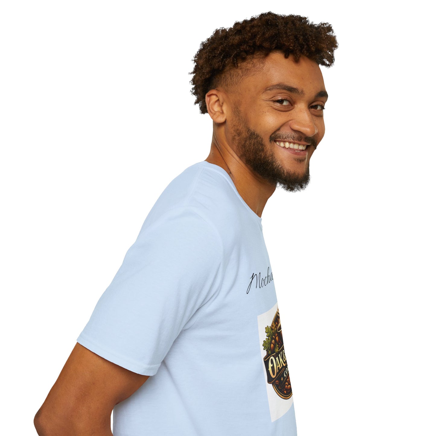 Oak & Ember Coffee 'Mocha Society' Logo Tee — Unisex Cotton T-Shirt