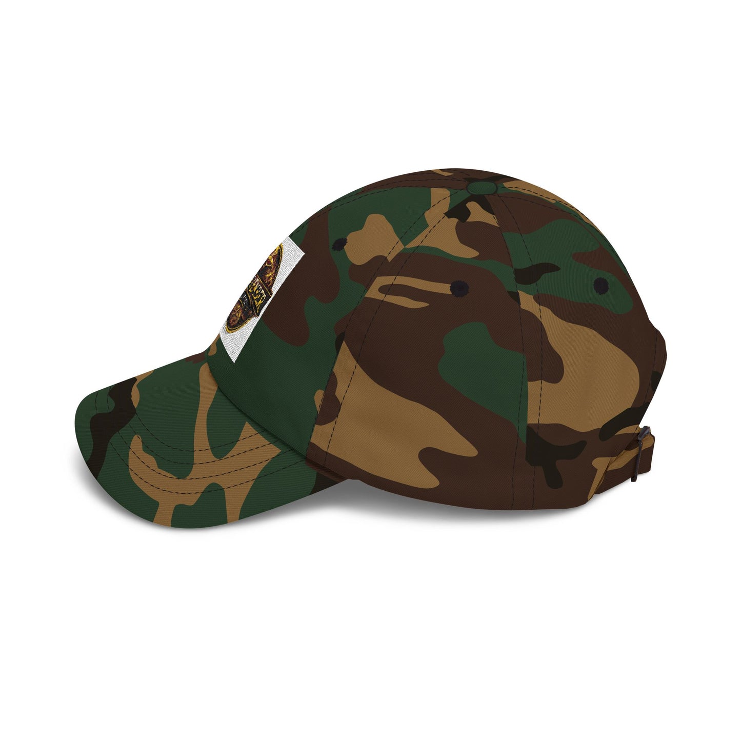 Oak & Ember Coffee 'Mocha Society' Dad Cap — Embroidered Vintage Logo Hat