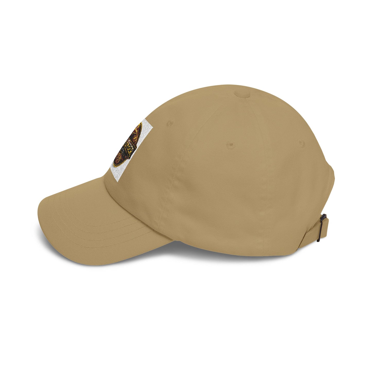 Oak & Ember Coffee 'Mocha Society' Dad Cap — Embroidered Vintage Logo Hat