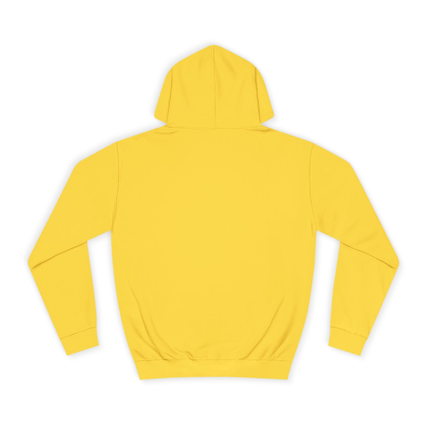 Yellow hoodie on a white background
