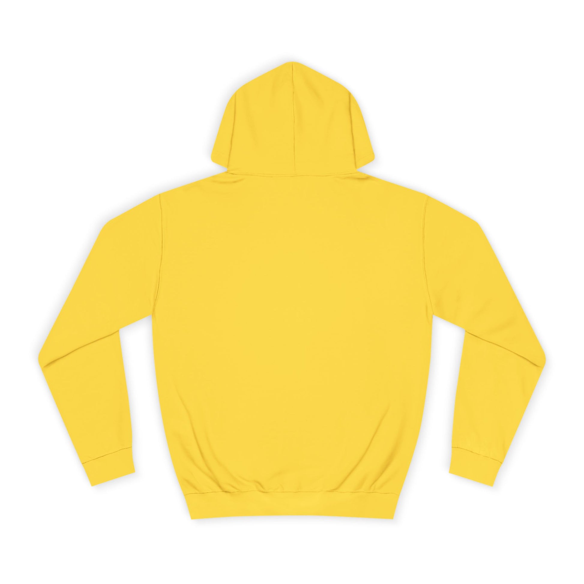 Yellow hoodie on a white background