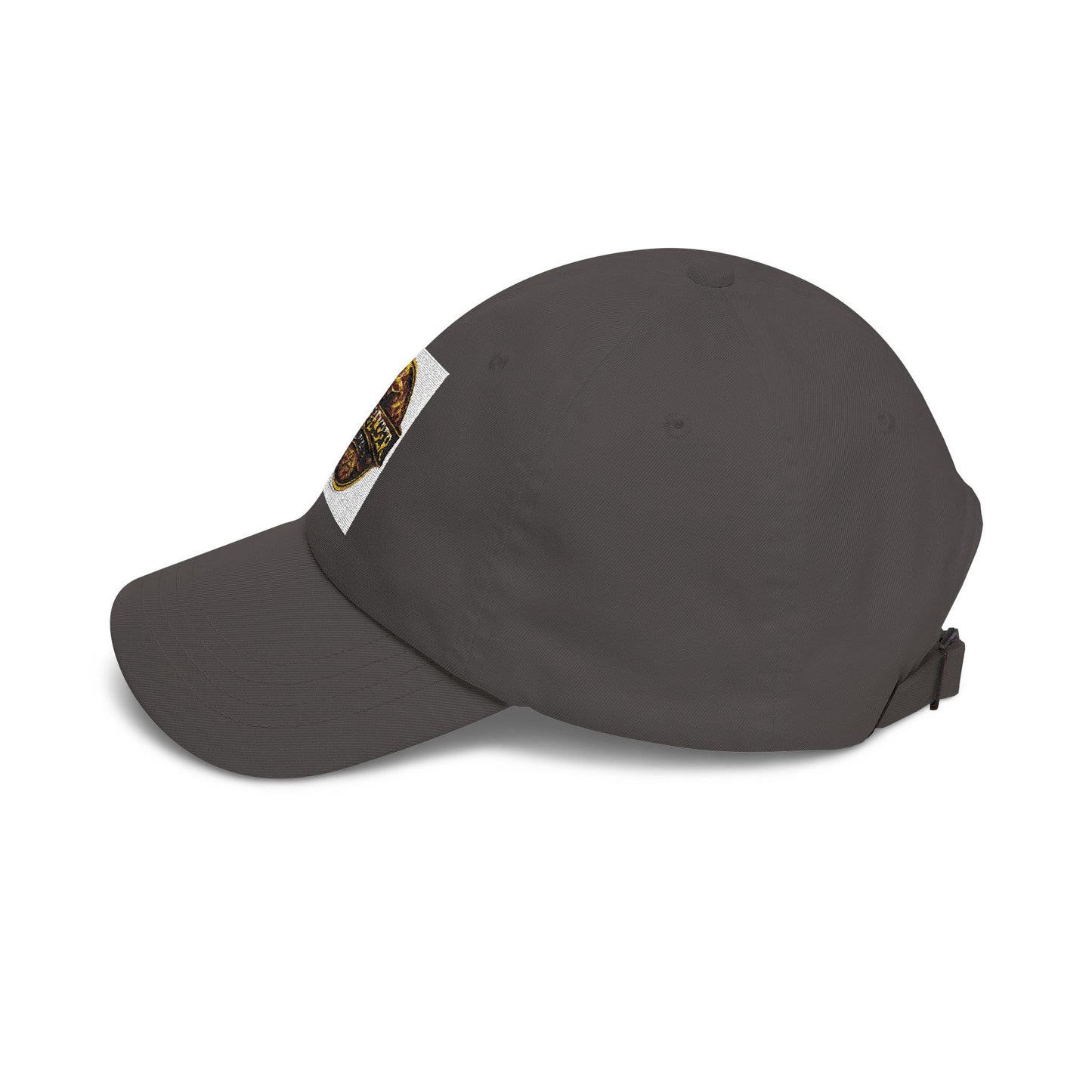 Oak & Ember Coffee 'Mocha Society' Dad Cap — Embroidered Vintage Logo Hat