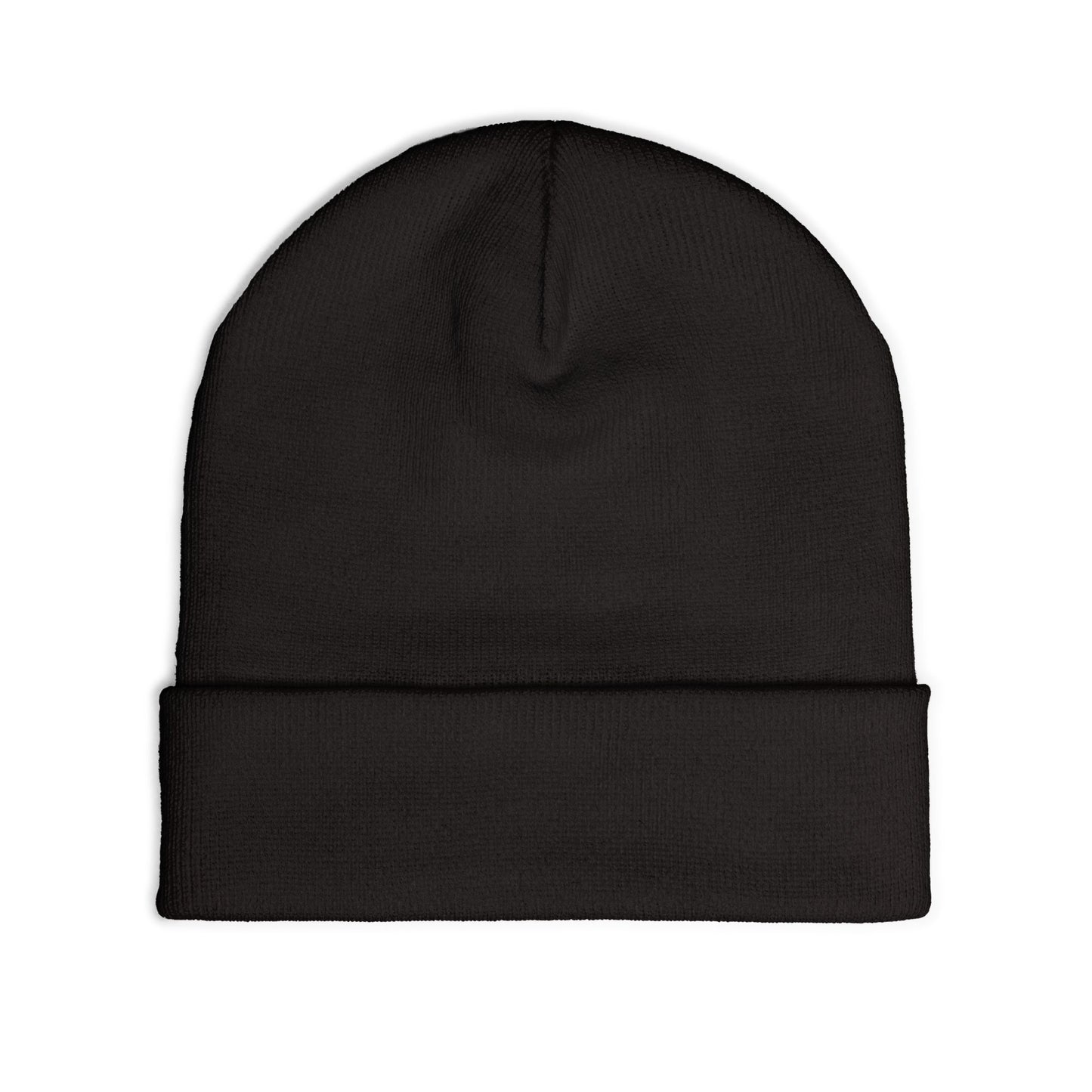 Oak & Ember Coffee 'Mocha Society' Embroidered Knit Beanie — Cuffed Winter Hat