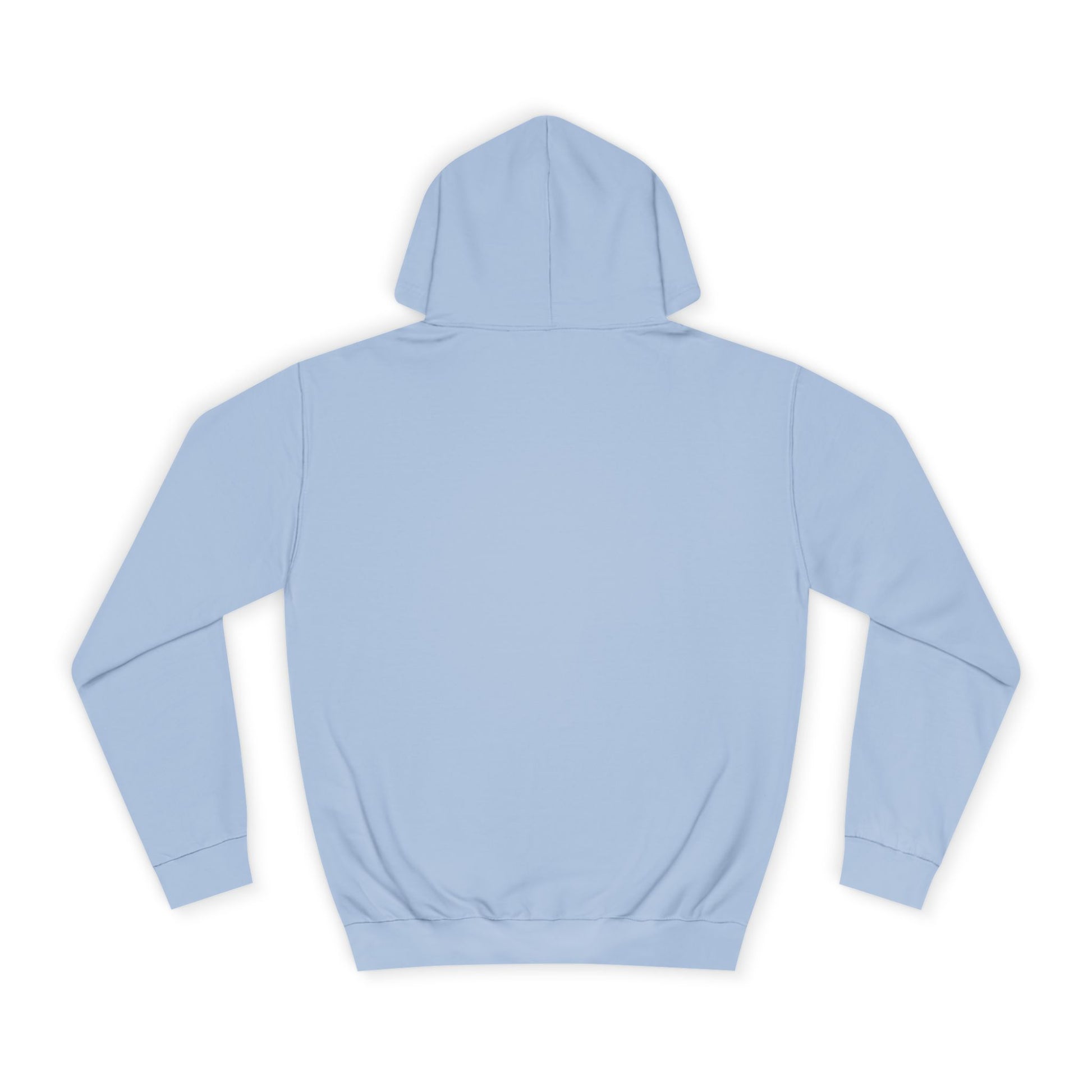 Light blue hoodie on a white background