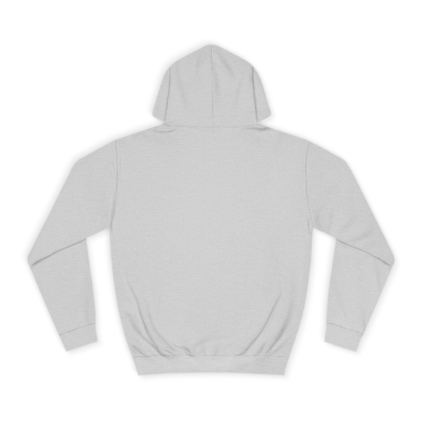 Gray hoodie on a white background