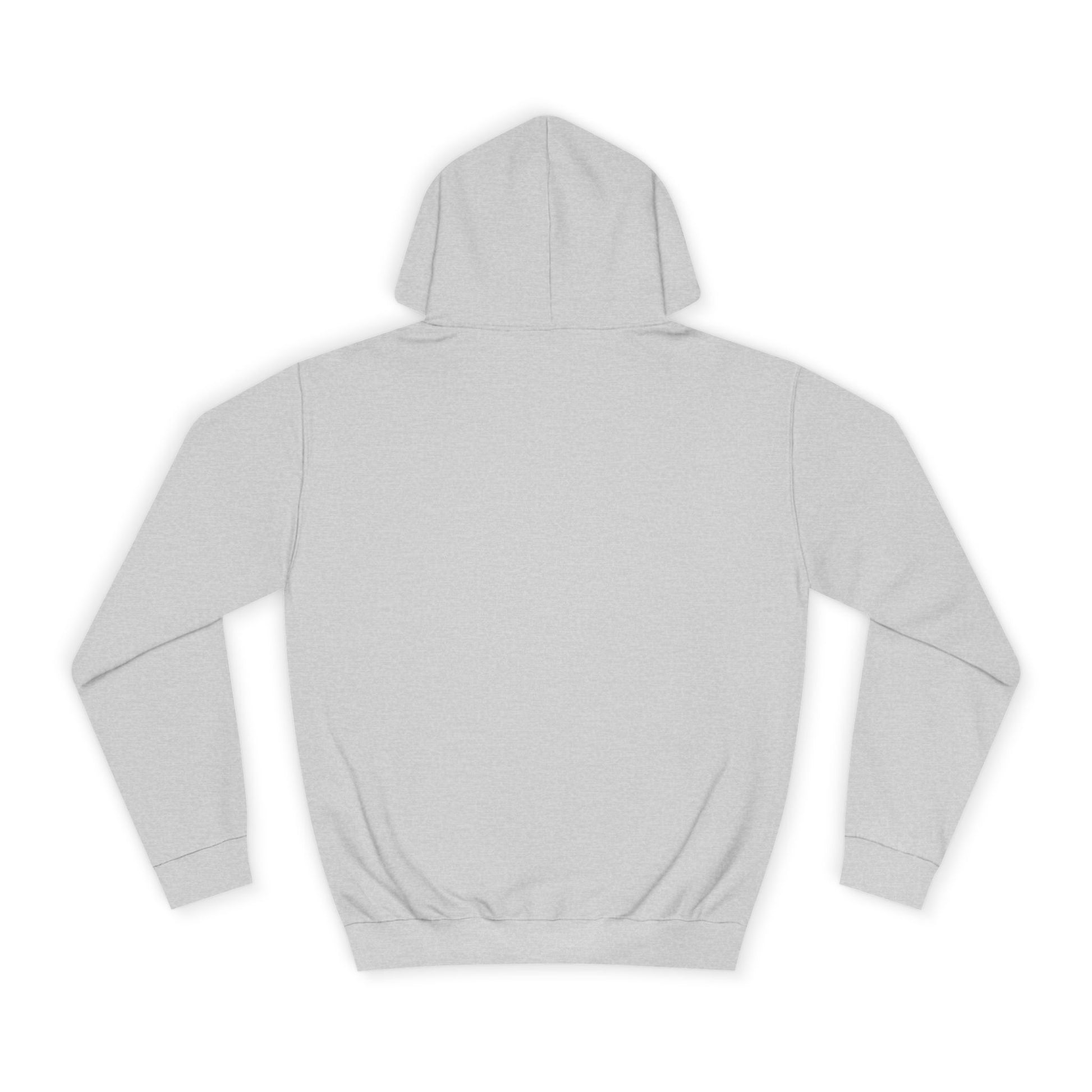 Gray hoodie on a white background