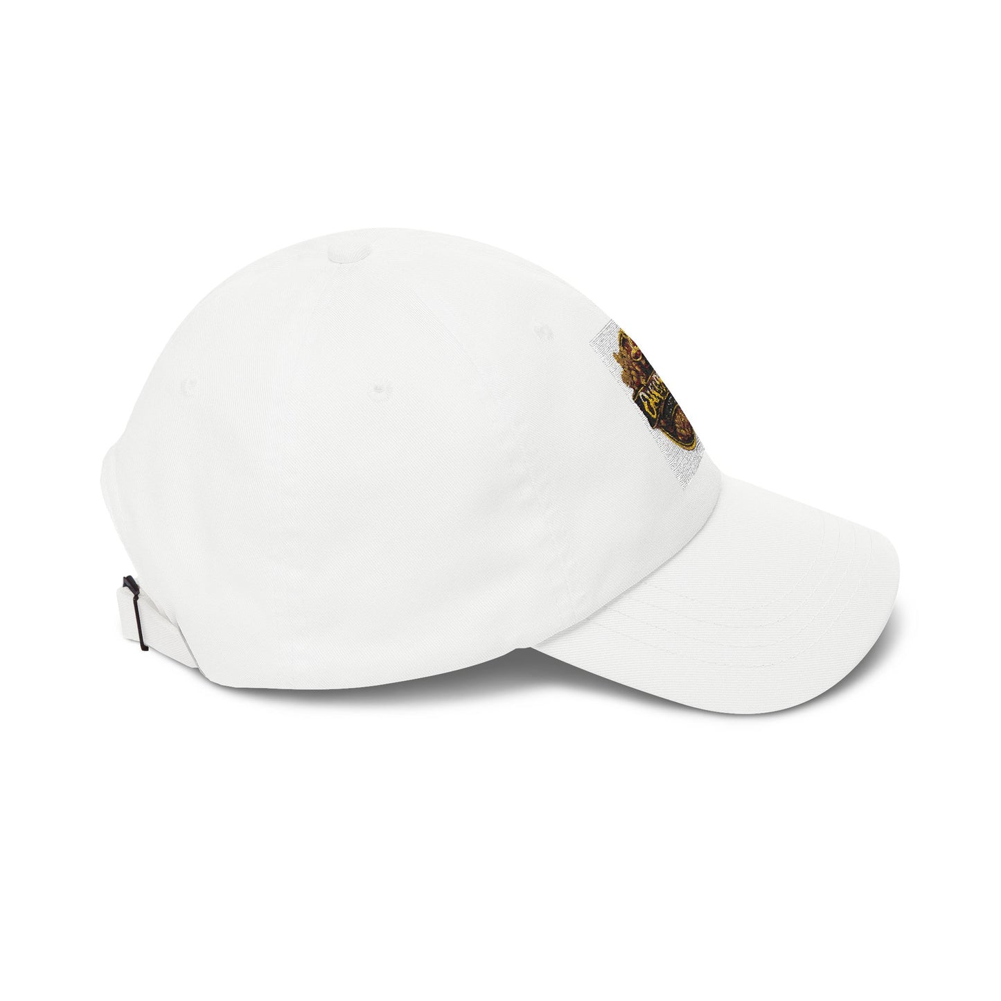 Oak & Ember Coffee 'Mocha Society' Dad Cap — Embroidered Vintage Logo Hat
