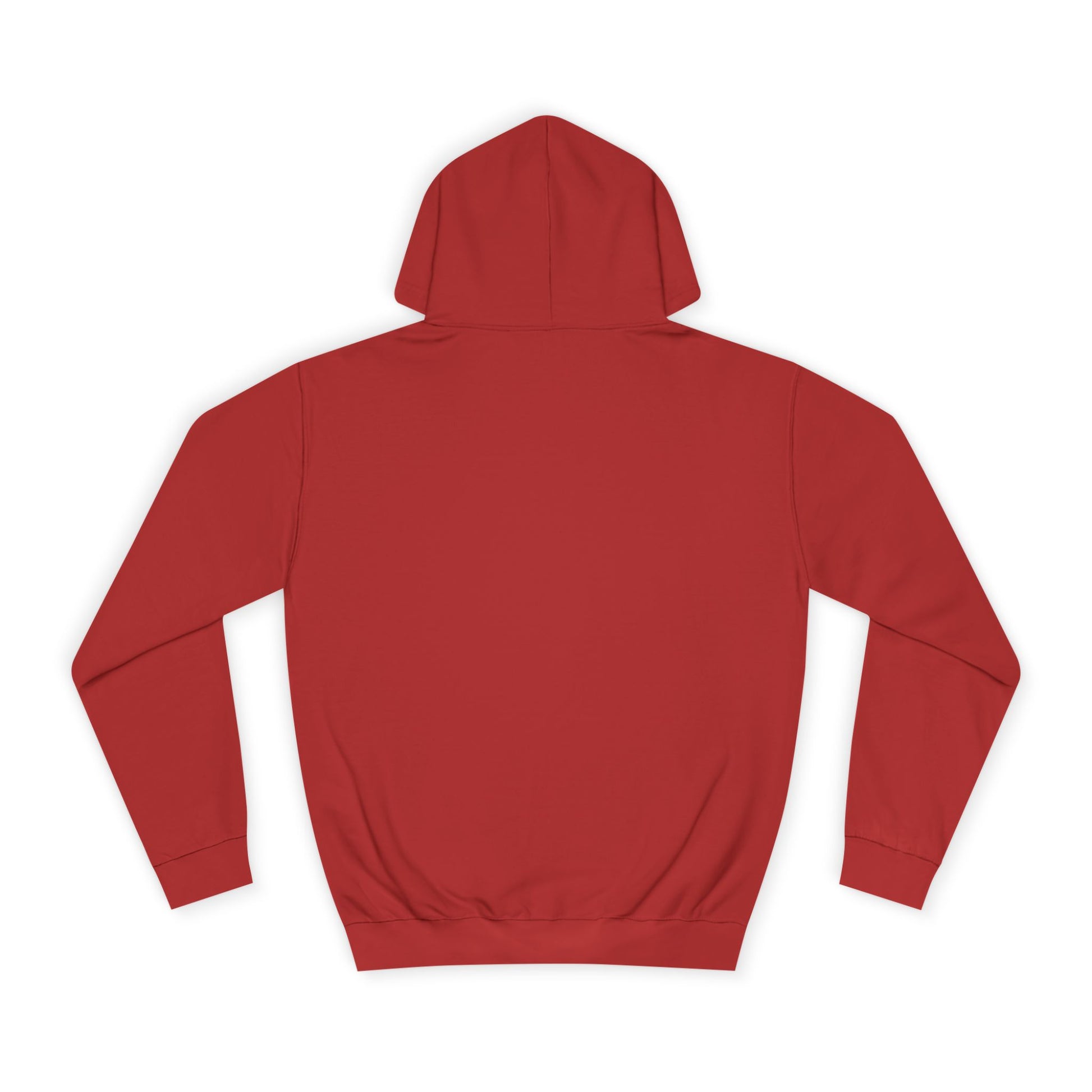 Red hoodie on a white background