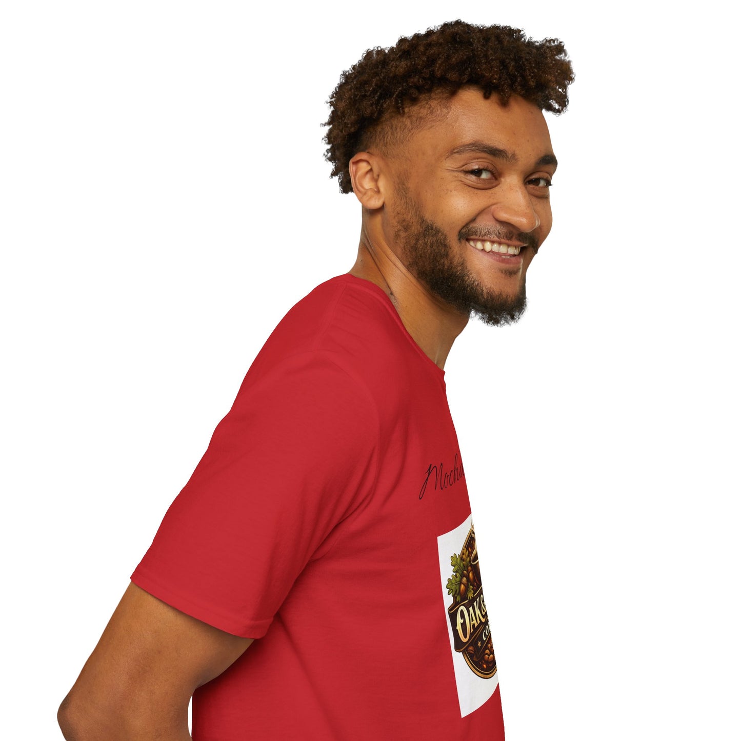 Oak & Ember Coffee 'Mocha Society' Logo Tee — Unisex Cotton T-Shirt