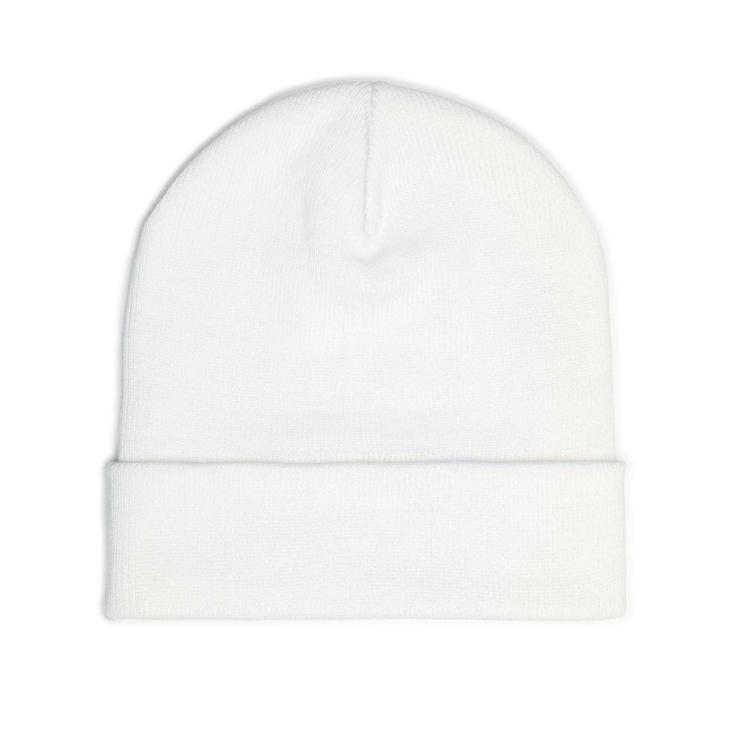Oak & Ember Coffee 'Mocha Society' Embroidered Knit Beanie — Cuffed Winter Hat
