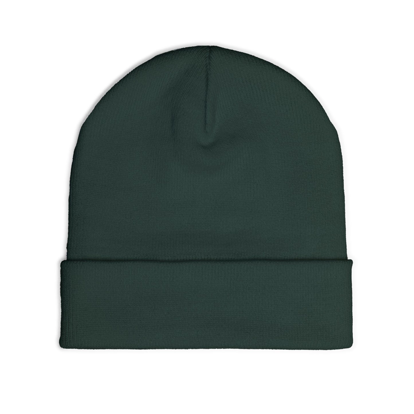 Oak & Ember Coffee 'Mocha Society' Embroidered Knit Beanie — Cuffed Winter Hat