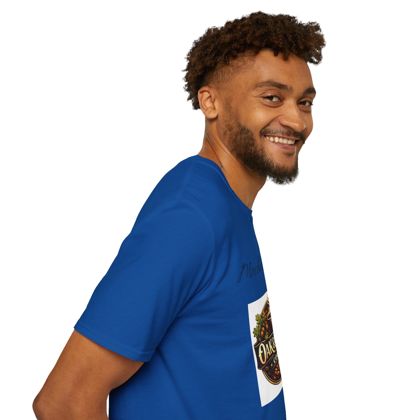 Oak & Ember Coffee 'Mocha Society' Logo Tee — Unisex Cotton T-Shirt