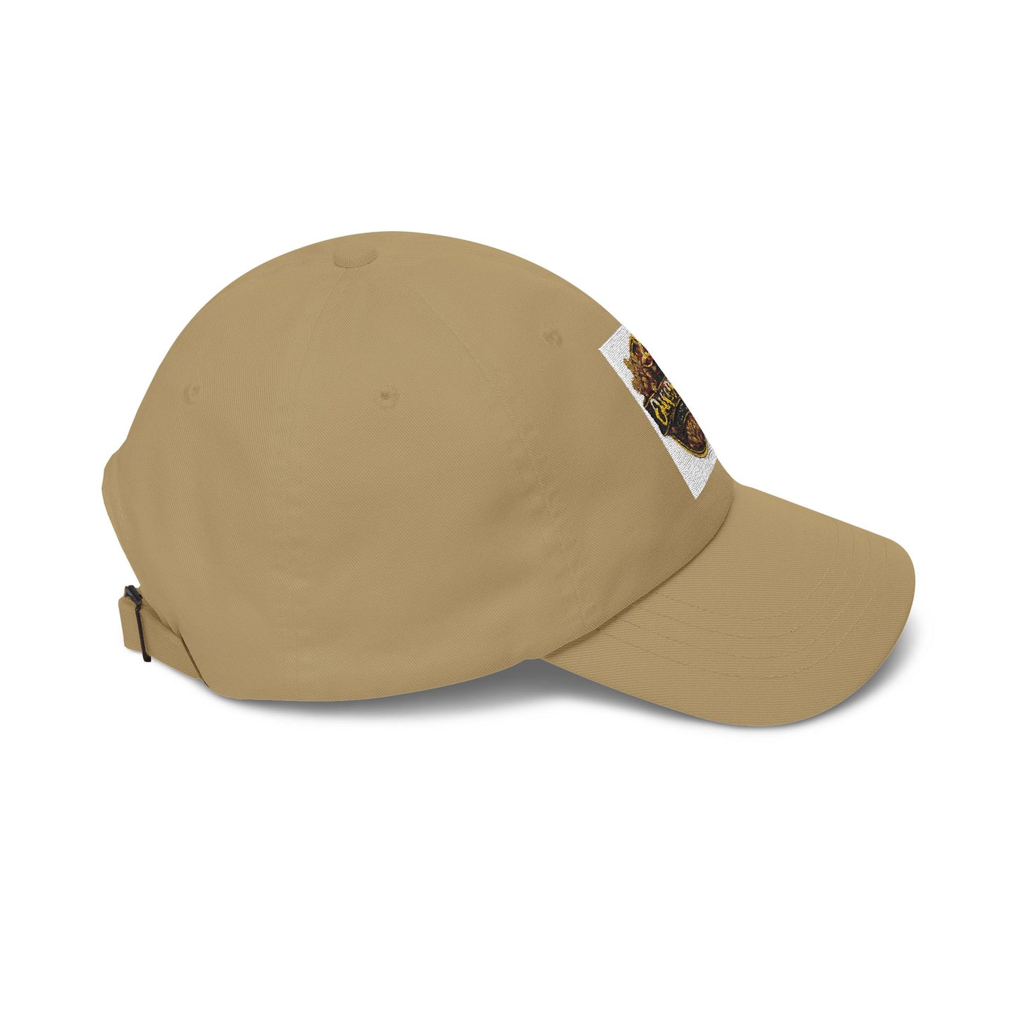 Oak & Ember Coffee 'Mocha Society' Dad Cap — Embroidered Vintage Logo Hat