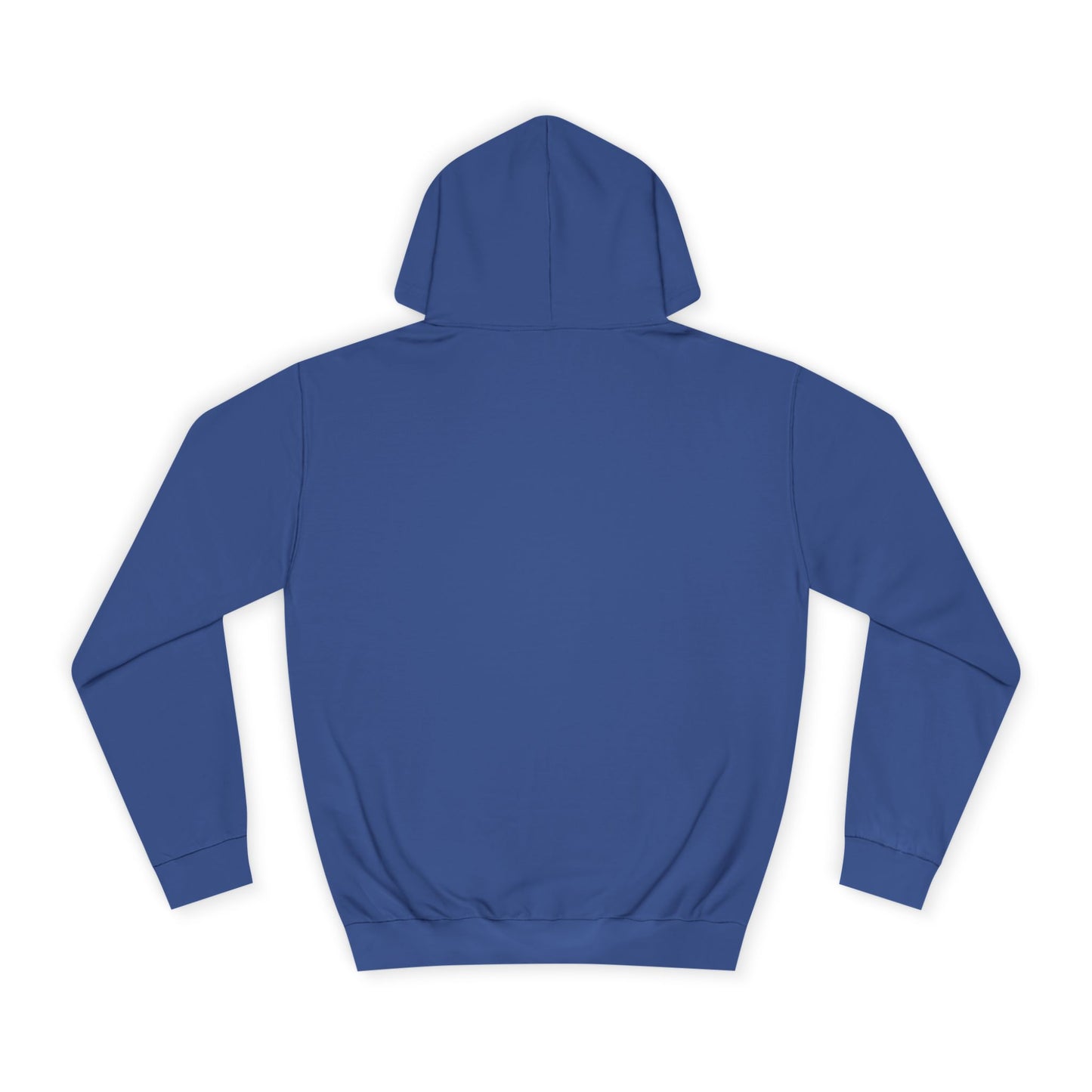 Blue hoodie on a white background