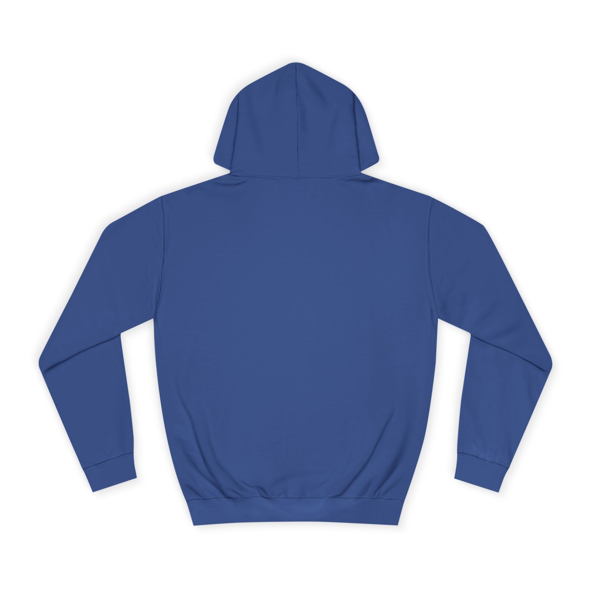 Blue hoodie on a white background