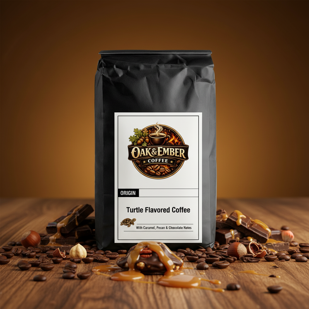 Bag with chocolate, caramel & hazelnuts