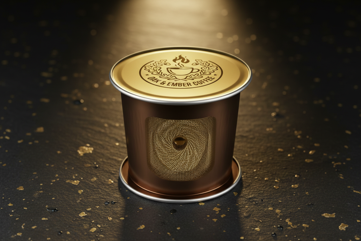 Macro engineering detail shot — oxygen-free seal & improved filter design
