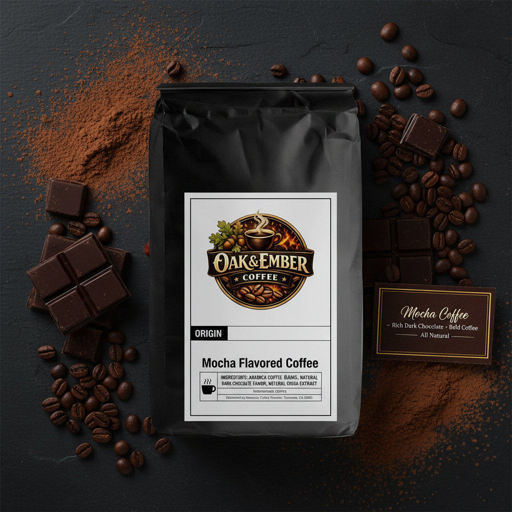 Overhead dark moody flat lay