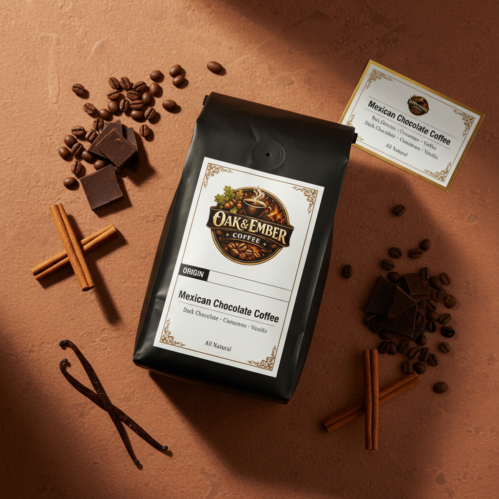 Overhead terracotta flat lay