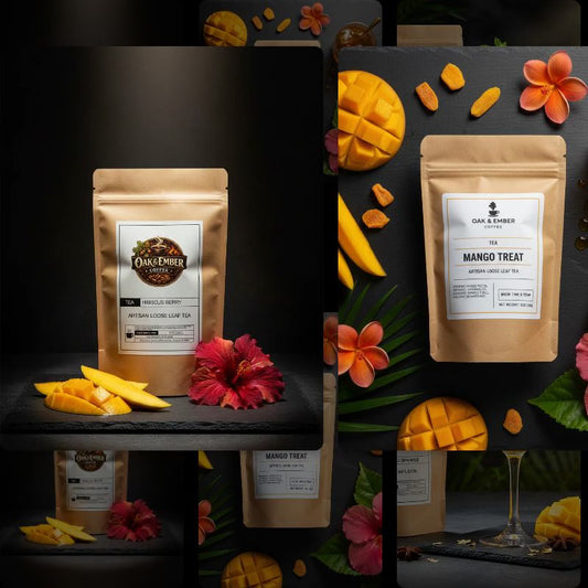 Mango Treat Herbal Tea – Sweet, Tropical & Bursting with Mango | Loose Leaf | 3oz