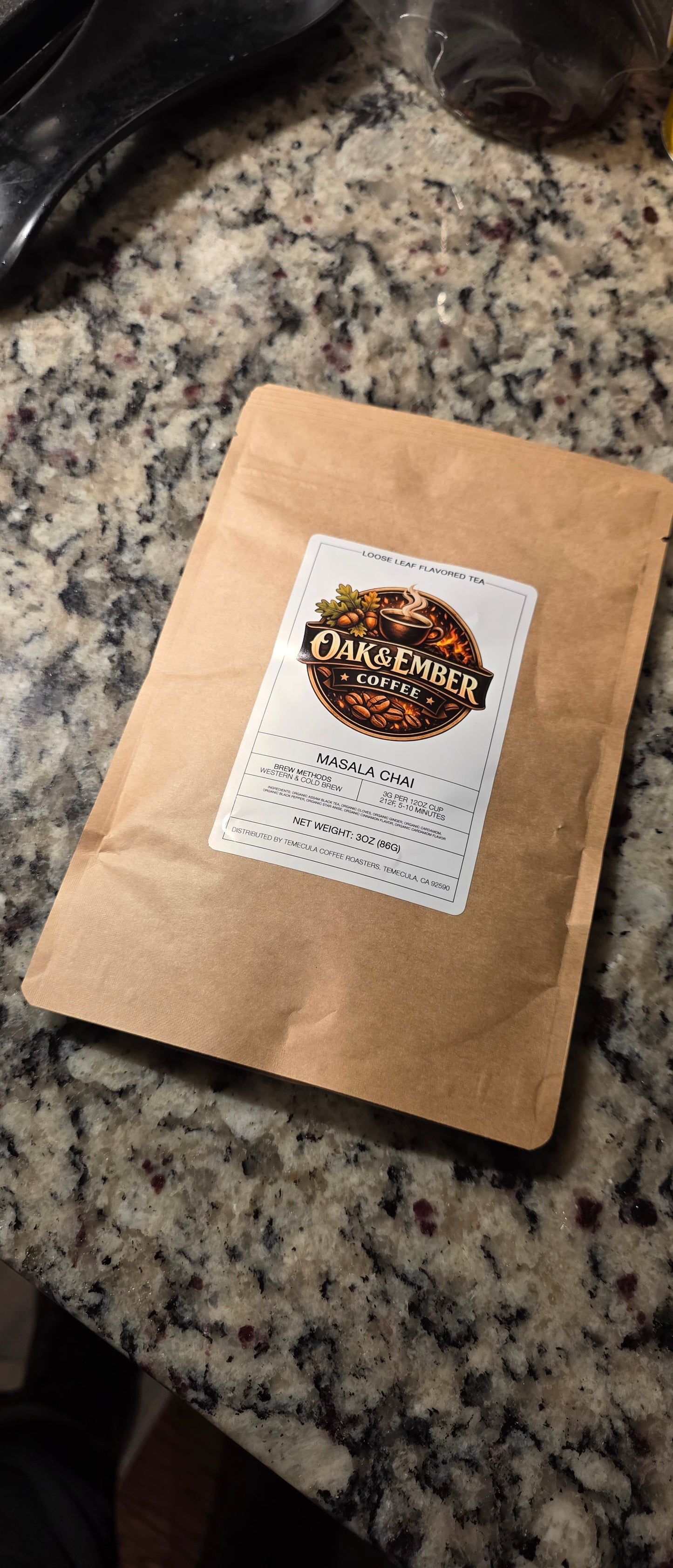 Masala Chai Loose Leaf Tea – Bold Indian Spiced Black Tea | Cinnamon, Cardamom & Ginger | 3oz